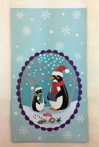 RLB Gift bag set with matching stickers - Chalet snow